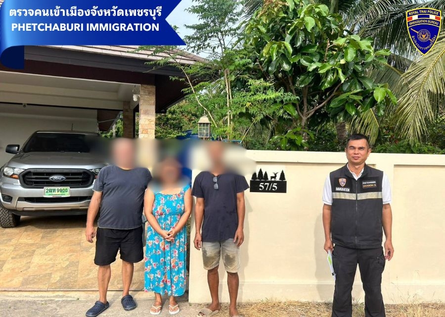 วันที่  12 ธันวาคม 2567 ตม.จว.เพชรบุรี ได้ออกตรวจสอบข้อเท็จจริงการขออยู่ต่อในราชอาณาจักรของ MR.MARTINO BLANK