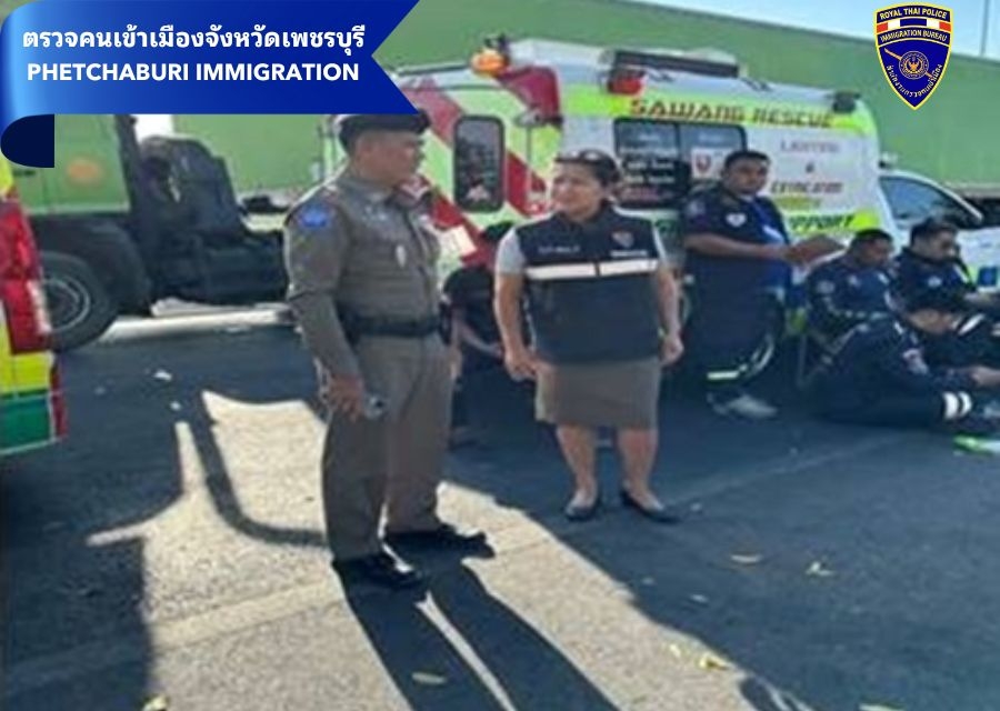 30 ธ.ค.2566 ร่วมออกตรวจสถานที่เกิดเหตุร่วมกับร้อยเวรฯ สภ.ชะอำ